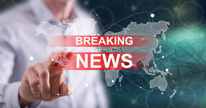 shutterstock_1357251539.jpg featured image Breaking news graphic over world map background.