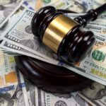 Supreme Court Justices CASHING IN! Gavel on pile of hundred dollar bills