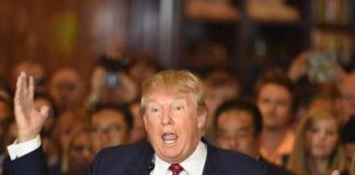 Donald Trump talking