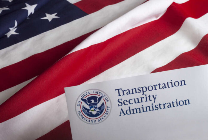 shutterstock_300476933.jpg featured image TSA document on American flag background
