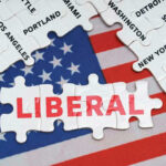 Puzzle pieces with the word LIBERAL