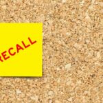 Contaminated Kids’ Medicine Sparks Nationwide Recall Yellow sticky note with the word 'RECALL' on a corkboard