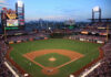Baseball game at Citizens Bank Park, Philadelphia Phillies stadium.