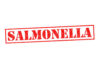 Recall — Salmonella Found in Premium Bars Red stamp with the word 'SALMONELLA' indicating a health warning