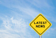 1996 Plane Shootdown Back In The News Yellow sign with text Latest News on sky background