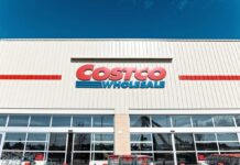 RECALL: Wrong Ingredient Hits Costco Exterior view of a Costco Wholesale store with shopping carts in front