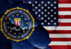 FBI Sting Stops White House Attack? FBI seal superimposed on cracked American flag.