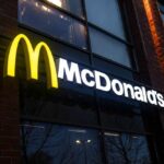 Horrific Attack Inside McDonald’s Illuminated McDonald's sign on a brick building at night