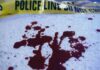 VIDEO: Massacre Inside ‘Youth’ Center Sparks Fury Blood stains on a surface with police caution tape in the background