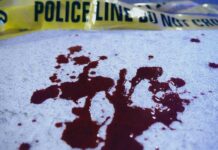VIDEO: Massacre Inside ‘Youth’ Center Sparks Fury Blood stains on a surface with police caution tape in the background
