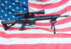 Supreme Showdown Over America’s Rifle U.S. Supreme Court building with American flag.