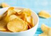 Deadly Label Slapped On THESE Potato Chips A bowl filled with golden, crispy potato chips on a countertop