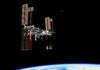 International Space Station orbiting above Earth
