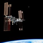 International Space Station orbiting above Earth