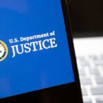 DOJ Backs Off $722M Crypto Bombshell – WHY?! U.S. Department of Justice logo on a smartphone screen