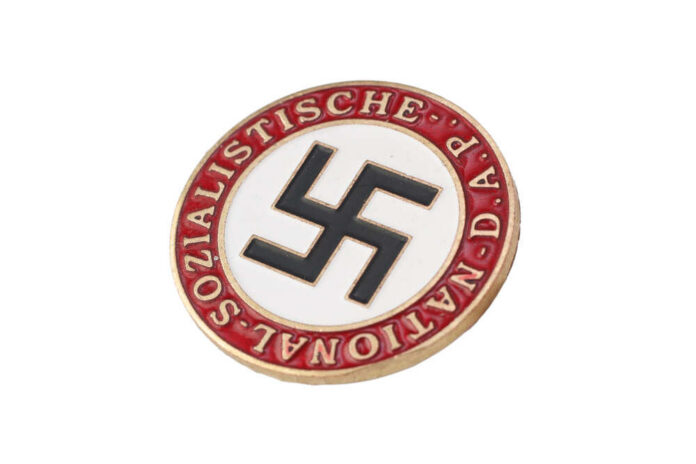 The,National,Socialist,German,Workers',Party,Badge,Isolated,On,White