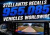 Camera Goes Dark, Chaos Follows Stellantis Recalls 955,085 Vehicles Worldwide