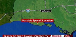 Louisiana announces $100 billion SpaceX launching pad investment