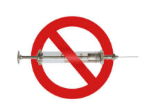 Unvaccinated Cluster Turns Fatal In State A syringe with a red prohibition sign overlay