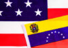 Trump Claims Venezuela Oil Control Flags of Venezuela and the United States displayed together