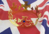 Back to Britain, No Balcony Gold crown on a Union Jack flag.
