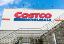 Machete Mayhem Halted Inside Costco Costco Wholesale storefront with large logo on exterior wall
