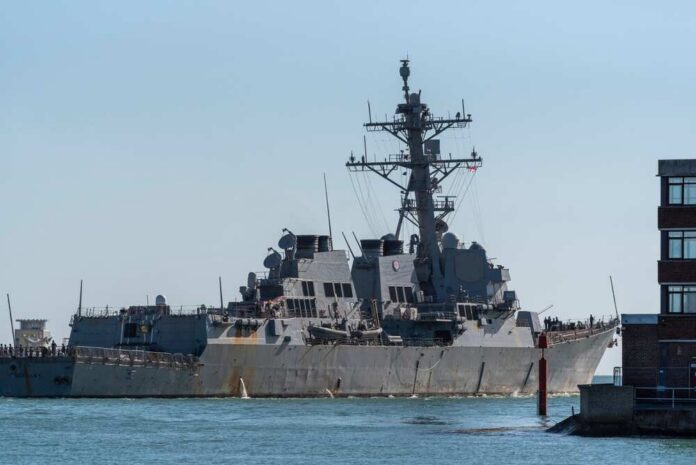Portsmouth,England,Uk.,06.10.2025.,The,Uss,Bulkeley,84,A,Guided