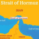 NOW: U.S. Strike Jolts Hormuz — Traders Panic-Buy Map highlighting the Strait of Hormuz and surrounding countries