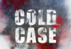 Cold Case text with red splatters and smoke.