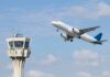 America’s Most Stressful Airport? – WOW An airplane taking off near an airport control tower